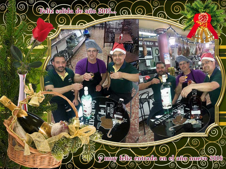 Feliz año nuevo 2016 Bar Casa EL CATETO