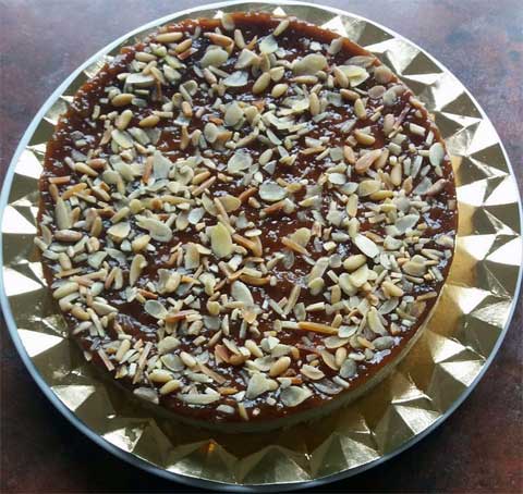 Tarta de higos con almendras del Bar Casa EL CATETO